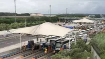Lonjakan Lalu Lintas di Tol Cikampek, Contraflow 2 Lajur Diterapkan