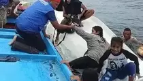 Longboat Tenggelam di Maluku Utara, 9 Penumpang Berhasil Dievakuasi