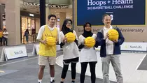 Sun Life Indonesia Dorong Gaya Hidup Sehat dan Aktif di Acara Hoops + Health 3X3 Celebrity Basketball Challenge