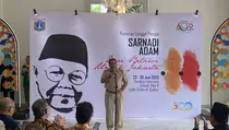 Buka Pameran Tunggal Sarnadi Adam, Rano Karno: Ini Maestro Betawi!