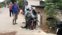 2 Motor Adu Banteng di Sukaraya Bekasi, 3 Orang Luka Parah