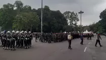 GBK Dijaga Ketat, Ratusan Aparat Amankan Pembukaan Piala Presiden 2025
