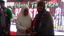 Aksi Solidaritas Palestina, Ibu di Labusel Donasi Cincin Emas
