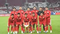 Ini Susunan Pemain Timnas Indonesia U-23 vs Malaysia