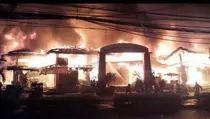 Pasar Taman Puring Terbakar Hebat, Ratusan Kios Hangus Dilalap Api