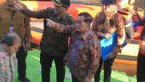 Cek Kesiapan Pengendalian Banjir, Pramono Telusuri Kali Ciliwung