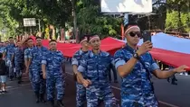 Kirab Merah Putih 500 Meter Meriahkan HUT Ke-80 RI di Bogor