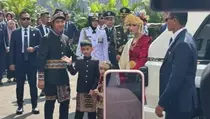 Upacara HUT Ke-80 RI di Istana, Wapres Gibran Pakai Baju Adat Gayo