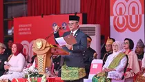 Mendikdasmen Serukan Persatuan di Upacara HUT Ke-80 RI