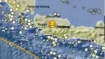 Setelah Bekasi, Kini Gempa Bumi Magnitudo 2,1 Guncang Cianjur