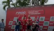 Pembalap Rusty Wyaat Juara F1 Powerboat Grand Prix 2025 Indonesia