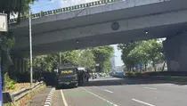 Demo Buruh 28 Agustus 2025, Lalu Lintas Sekitar Senayan Ramai Lancar