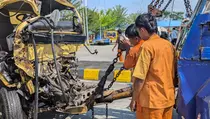Kecelakaan di Tol Pemalang-Batang, 2 Sopir Truk Tewas