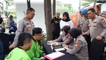 Polresta Bandara Soetta Cek Kesehatan 107 Ojol, Terbanyak Hipertensi