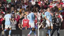 Gol Haaland Bawa Man City Unggul atas Arsenal pada Babak 1