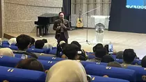 AHY Ajak Mahasiswa UI Hadapi Megatrend dan Bela Palestina