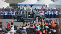 Prabowo Jadi Inspektur Upacara HUT Ke-80 TNI di Monas