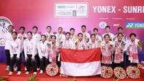 Gagal Pertahankan Gelar, Indonesia Jadi Runner-up Piala Suhandinata