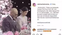 Gugat Cerai Deddy Corbuzier, Sabrina Hapus Foto Momen Pernikahan