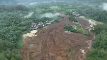 Longsor Situkung Banjarnegara Rusak 10 Ha Lahan, Luncuran Capai 1 Km