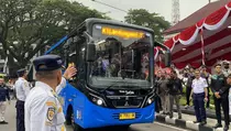 Permudah Mobilitas Warga Malang, Bus Trans Jatim Diresmikan