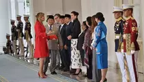 Prabowo Terima Kunjungan Ratu Belanda Maxima di Istana Merdeka