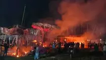 Wahana Rumah Hantu di Parimo Dibakar Seusai Diduga Tewaskan Remaja