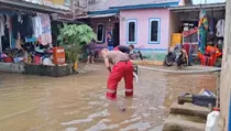 Banjir Rob Terjang Pangkalpinang, 220 Rumah Warga Terendam