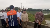 Menhub Tinjau Langsung Jalur Kereta Rawan Banjir di Grobogan