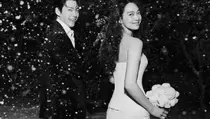 Intip Detail Baju Pernikahan Shin Min Ah dan Kim Woo Bin yang Ikonik