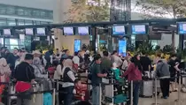 Manfaatkan Tiket Promo, Penumpang Soekarno-Hatta Masih Padat Pagi Ini