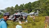 Sikundo Aceh Barat Masih Terisolasi, Bantuan Harus Dikirim via Udara