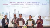PT Kilang Pertamina Internasional dan PT Garam Perkuat Sinergi Hilirisasi Garam
