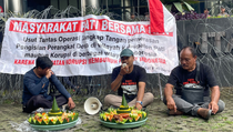 Tumpengan di KPK, Warga Pati Dukung Usut Sudewo