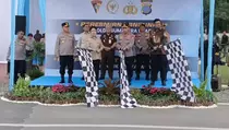 Kapolri Pantau Pembangunan Jembatan Bailey di Agam