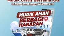Mudik Gratis KAI 2026 Resmi Dibuka, Ini Rute dan Cara Daftarnya
