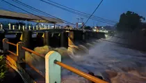 Hujan Landa Bogor, Tinggi Air Bendung Katulampa Masih Normal