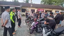 Bubarkan Balap Liar, Polisi Sita 24 Motor Knalpot Brong di Nagan Raya