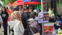 Ramainya Sekartaji Saat Senja, Tempat Favorit Ngabuburit Warga Kediri