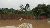 Proyek Penanganan Banjir Karangligar Terkendala Cuaca