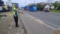 Kecelakaan Maut 4 Kendaraan di Pantura Kudus, Pemotor Tewas