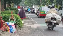 Jelang Lebaran, Pengemis Dadakan di Bogor Makin Menjamur
