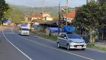 Kendaraan Pemudik Mulai Padati Jalur Lingkar Gentong Tasikmalaya