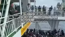Viral Kapal Ciwandan-Bakauheuni Tak Bersandar 8 Jam, Pemudik Ricuh