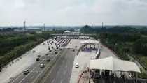 Arus Balik 2026 Mulai Naik, 22 Gardu Tol Dioperasikan di GT Cikatama