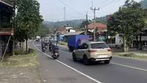 Kondisi Lingkar Gentong Tasikmalaya Pascapuncak Arus Balik Kamis Pagi
