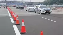 H+6 Lebaran, Contraflow Km 70-74 Tol Japek Arah Jakarta Diberlakukan