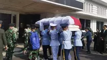 Jenazah Juwono Sudarsono Disemayamkan di Kemenhan
