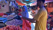 Pasar Tradisional di Klaten Sepi Imbas Harga BBM Naik