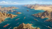 Bak Kota Mati, Lalu Lintas Kapal Selat Hormuz Anjlok hingga 95 Persen